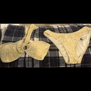 Kendal and Kylie one shoulder bath for suit set